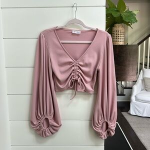 Vestique pink top